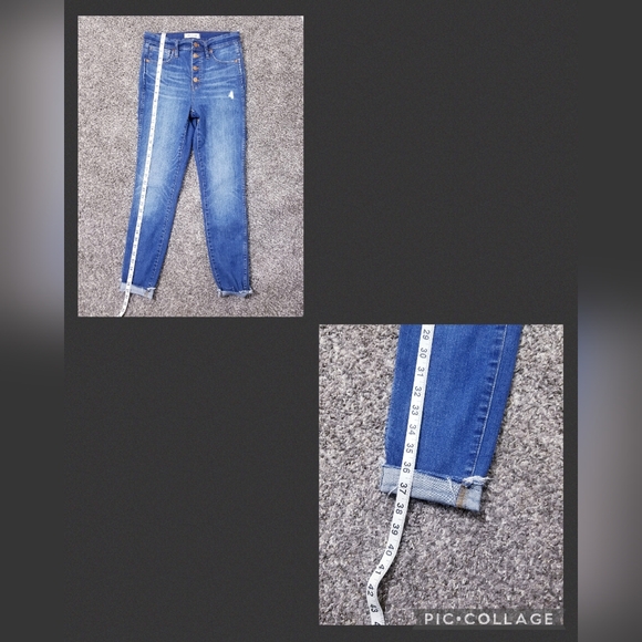 MADEWELL 10" HIGH RISE SKINNY JEANS - Picture 13 of 15